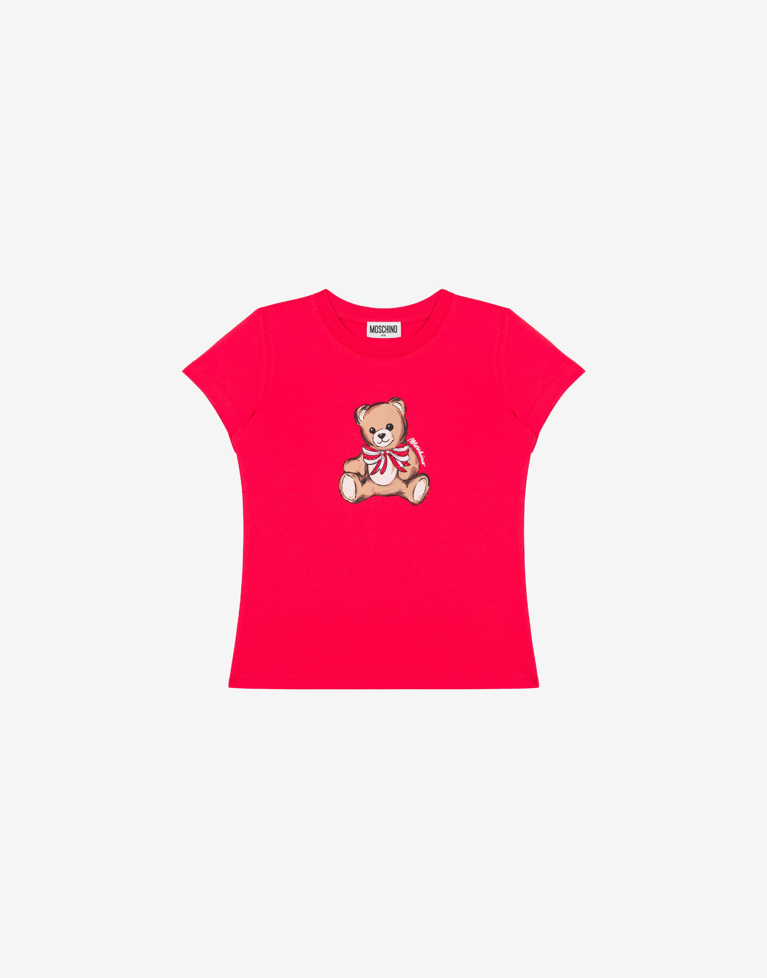 ◆MOSCHINO◆モスキーノ teddy bear cotton t-shirt Moschino Teddy Bear cotton jersey T-shirt | Moschino