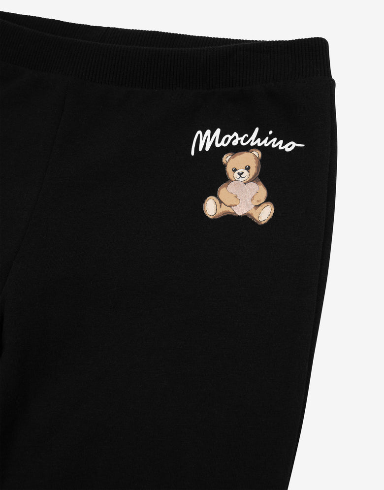 Pantalón Moschino Teddy Bear de forro polar de algodón Negro Moschino 2