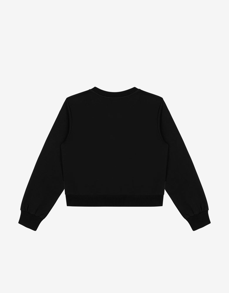 Sudadera de algodón Teddy Bear Negro Moschino 1