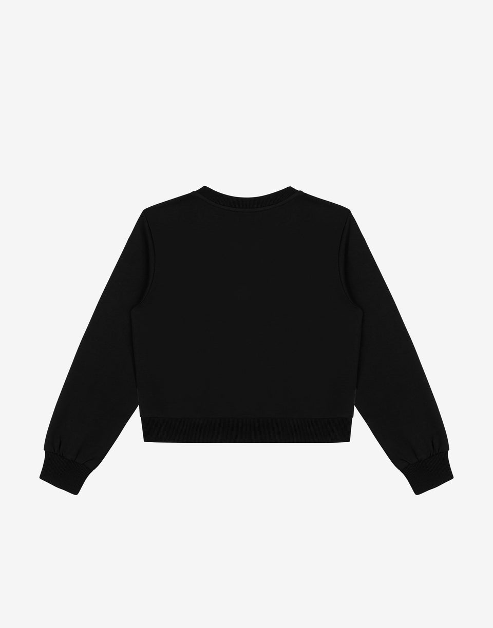 Sudadera de algodón Teddy Bear Negro Moschino 1