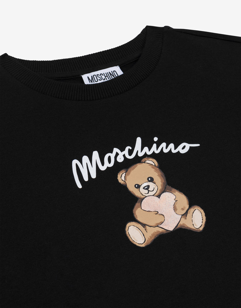Moschino Sudadera de algodón Teddy Bear Negro Moschino 2