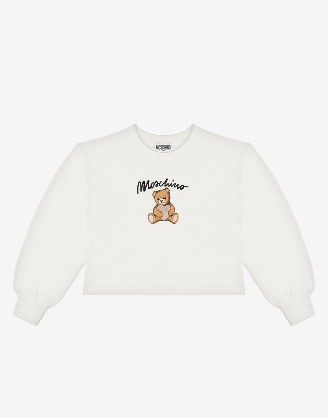 Moschino 泰迪熊纯棉运动衫 白色 Moschino 0
