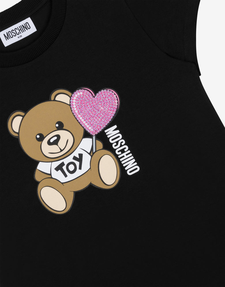 Jersey T-shirt Teddy Bear Black Moschino 2