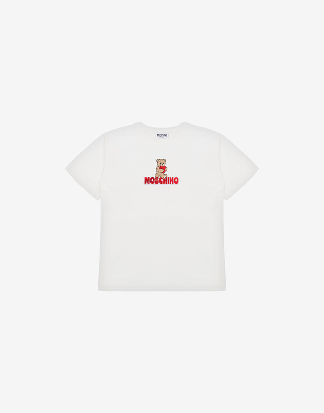 Moschino Teddy Bear 棉质针织宽松T恤 白色 Moschino 0