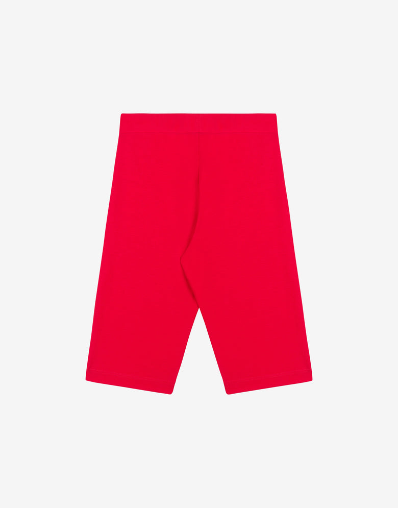Jersey cycling shorts Logo Print Red Moschino 1