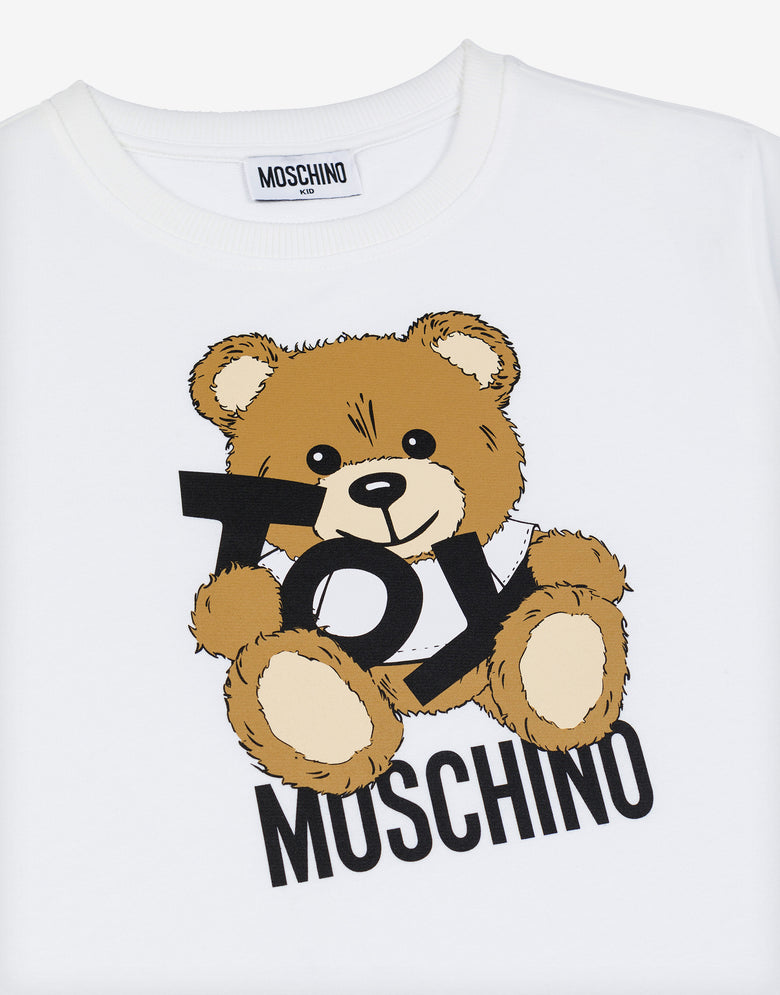 Sweatshirt dress Teddy Bear White Moschino 2