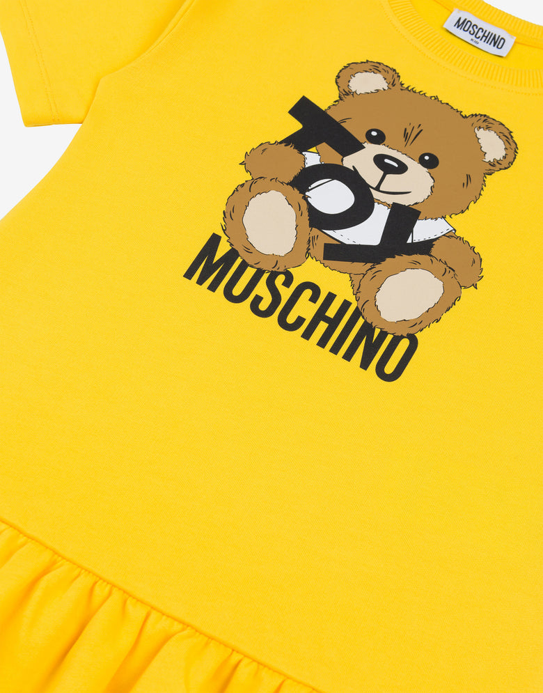 泰迪熊毛绒连衣裙 黄色 Moschino 2
