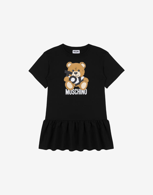 Sweatshirt dress Teddy Bear Black Moschino 0