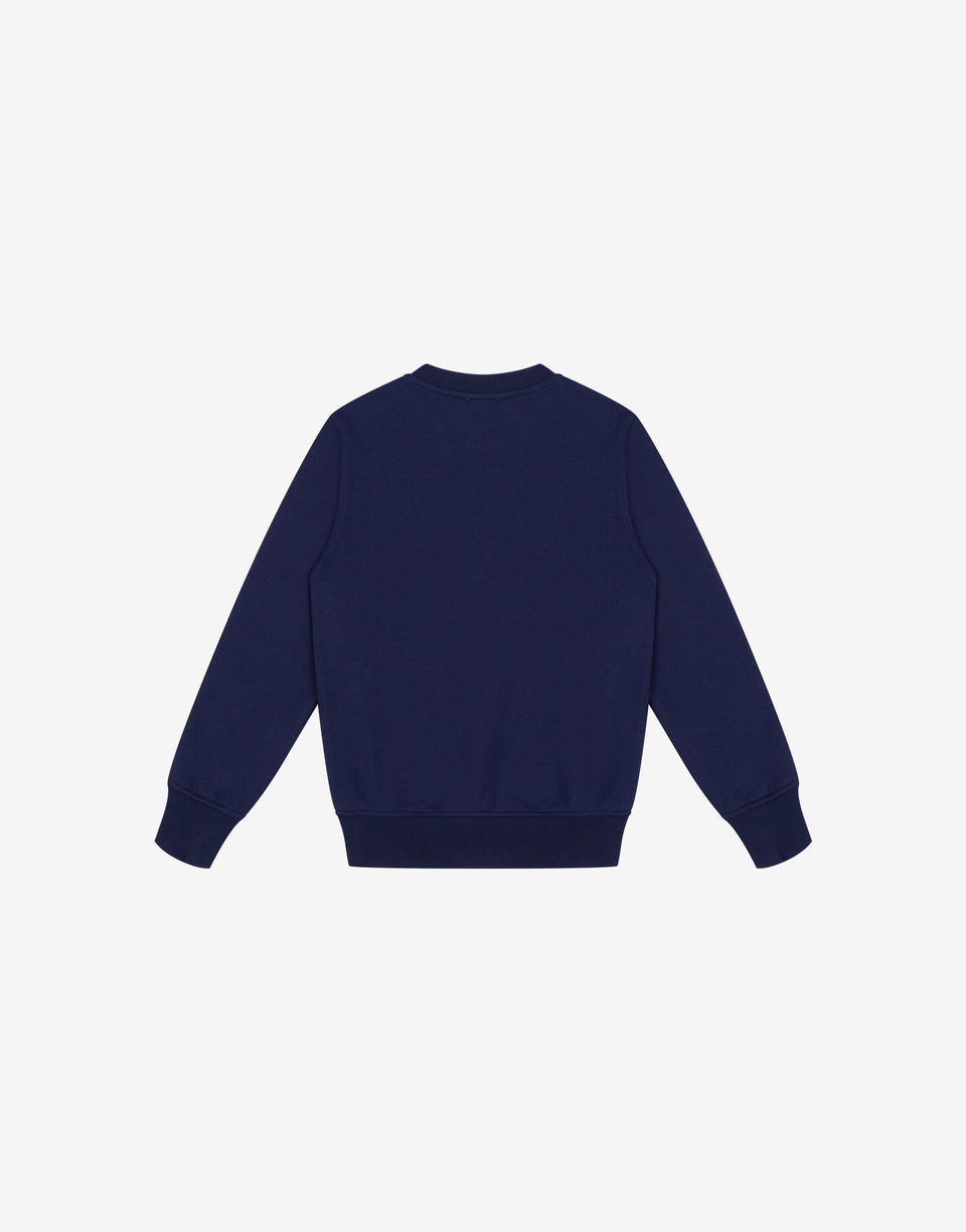 Sudadera de algodón estampada Azul oscuro Moschino 1