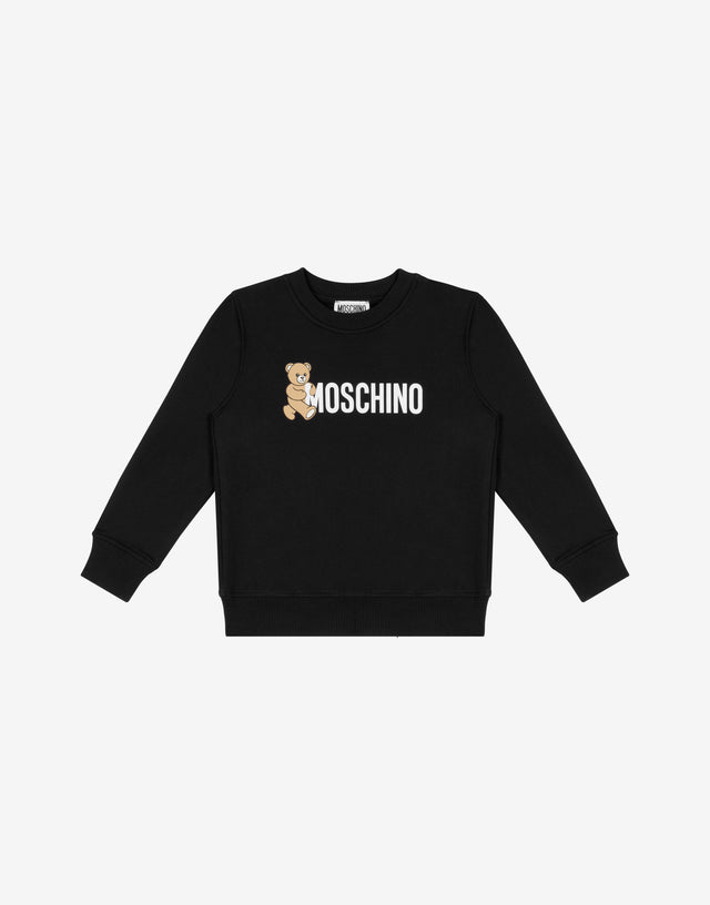 Sudadera de algodón estampada Negro Moschino 0