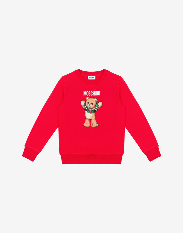 Moschino 泰迪熊纯棉运动衫 红色 Moschino 0