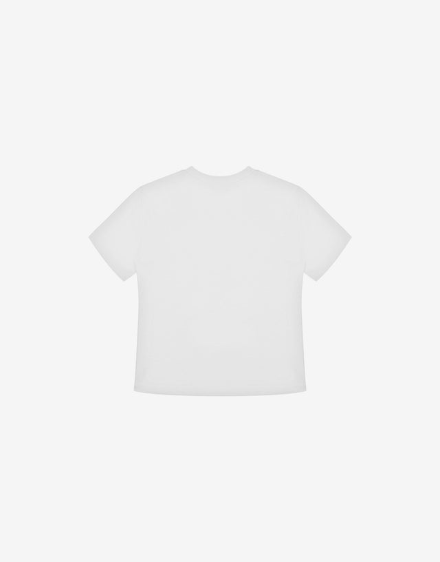 Maxi jersey t-shirt with Eggs Print White Moschino 1