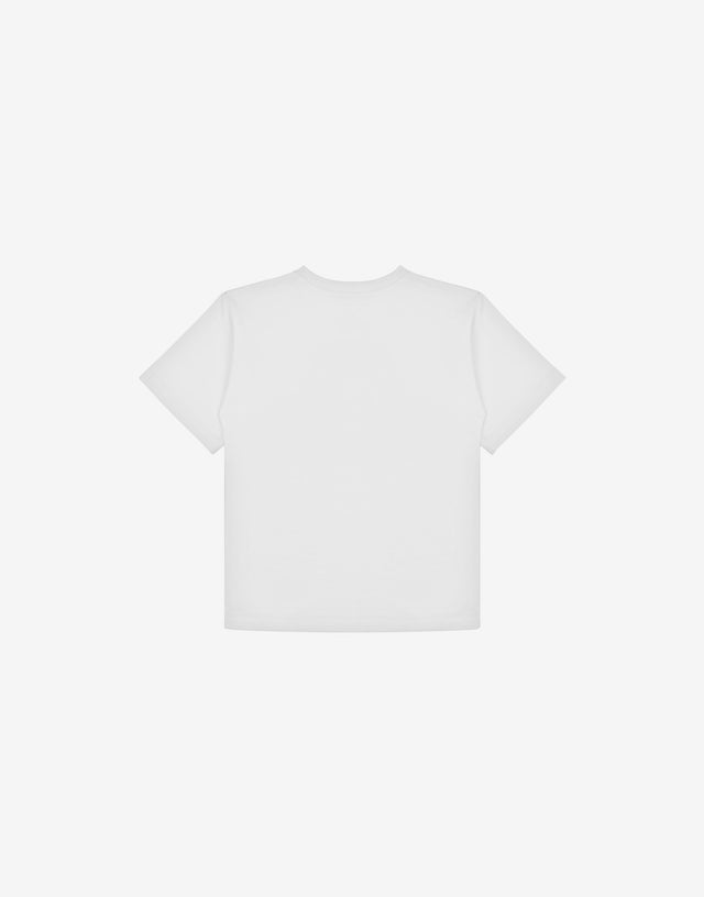 棉质针织 Maxi T 恤 Archive 白色 Moschino 1