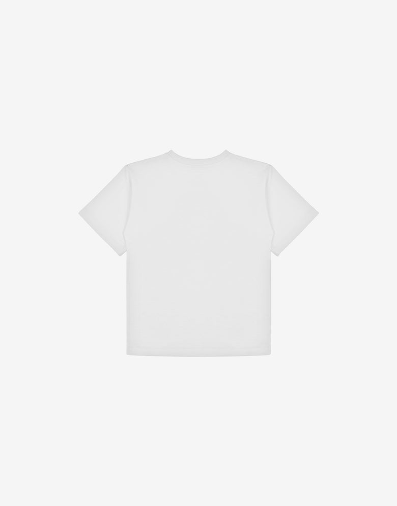 棉质针织 Maxi T 恤 Archive 白色 Moschino 1