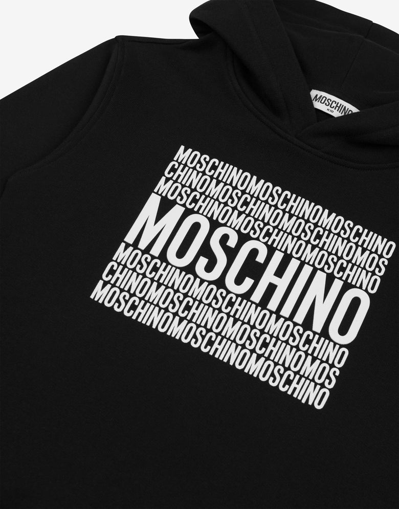 Cotton hoodie Logo Print  Moschino 2