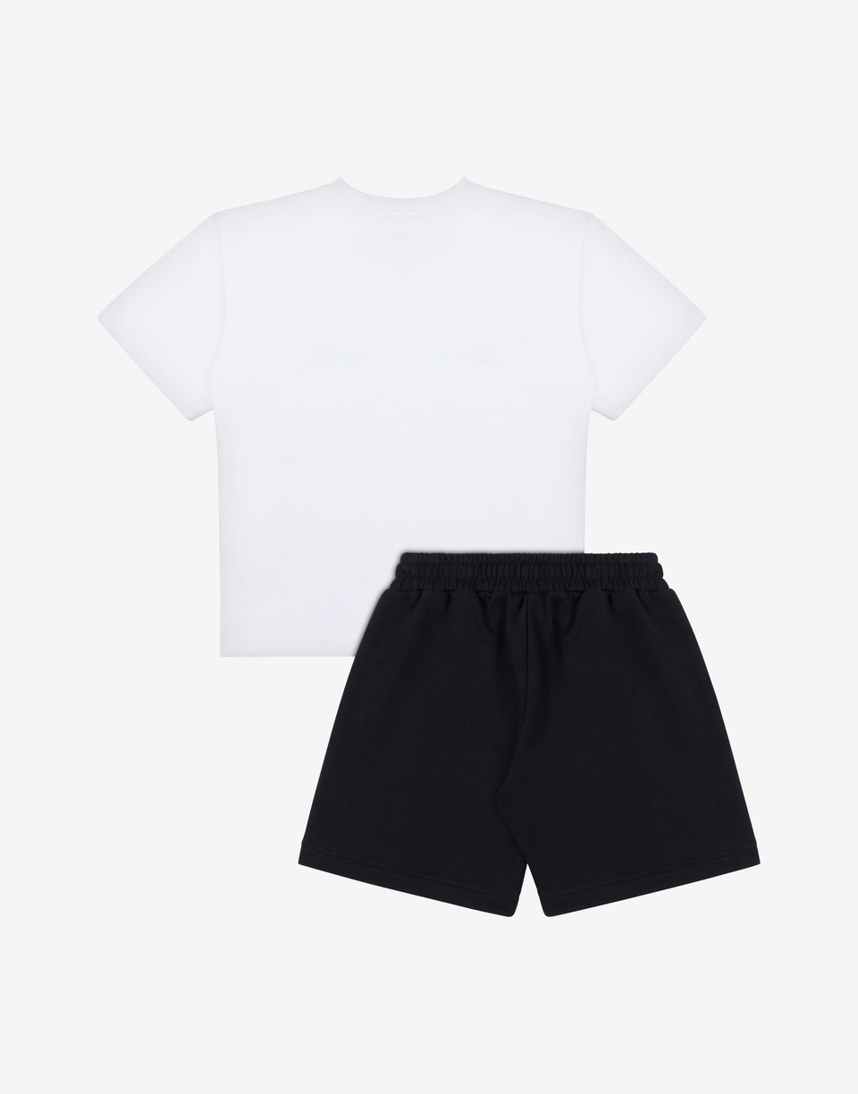 T-shirt and shorts set Teddy Bear White Moschino 1