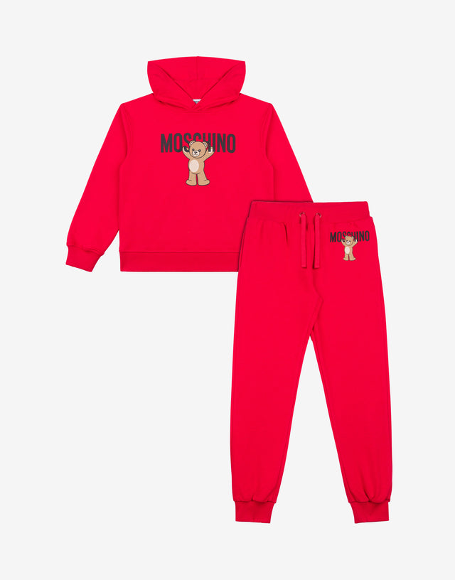Moschino Teddy Bear Sweatpants Suit Red Moschino 0