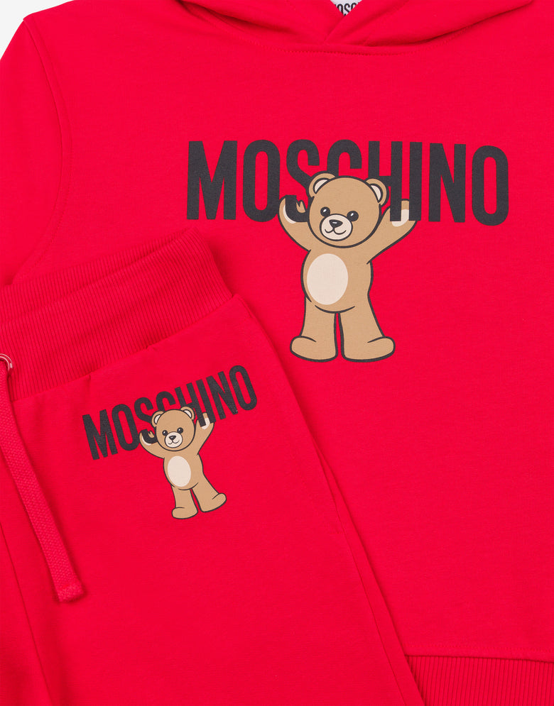 Moschino Teddy Bear Sweatpants Suit Red Moschino 2
