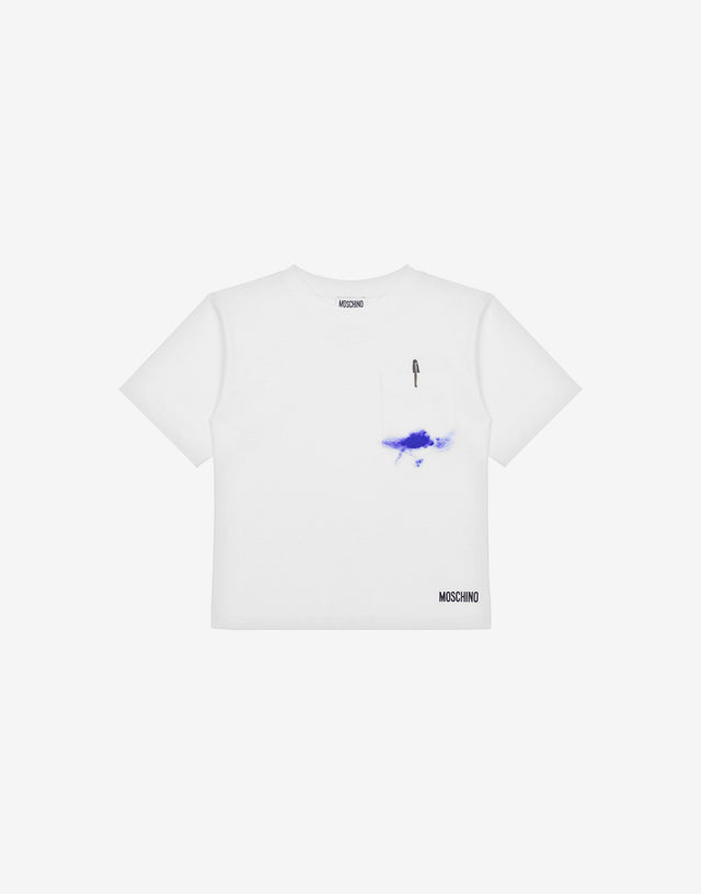 Maxi t-shirt Office Inspiration White Moschino 0