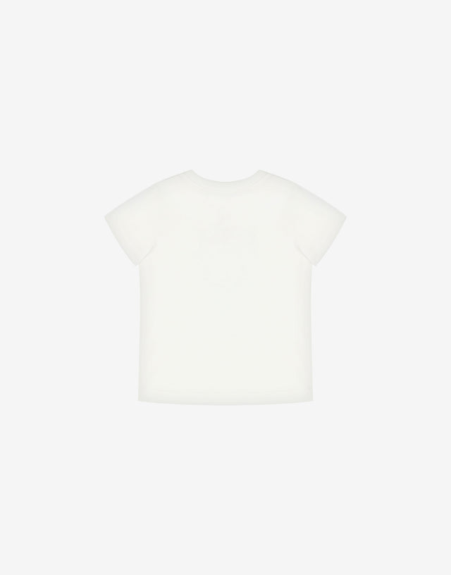Moschino 泰迪熊纯棉针织 T 恤 白色 Moschino 1