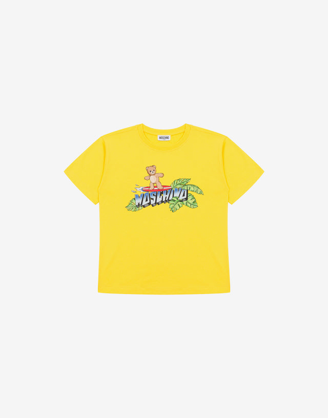 Moschino Teddy Bear 棉质针织T恤 黄色 Moschino 0