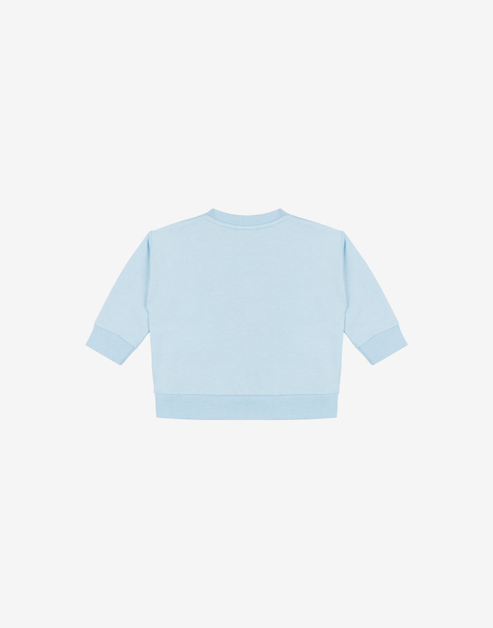 Moschino Sudadera de algodón Teddy Bear Azul cielo Moschino 1