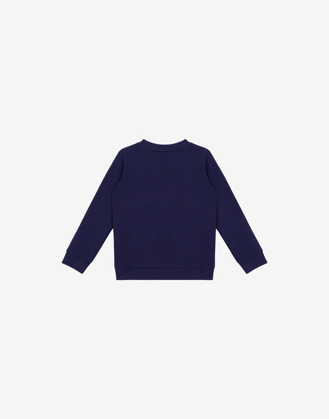 Cotton sweatshirt Teddy Bear Blue Navy Moschino 1