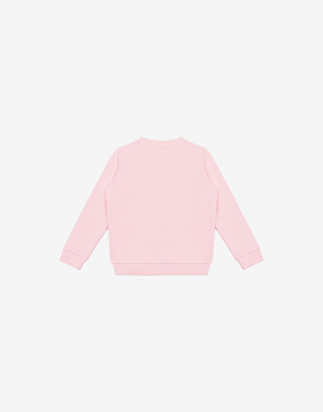 Cotton sweatshirt Teddy Bear Confetti pink Moschino 1