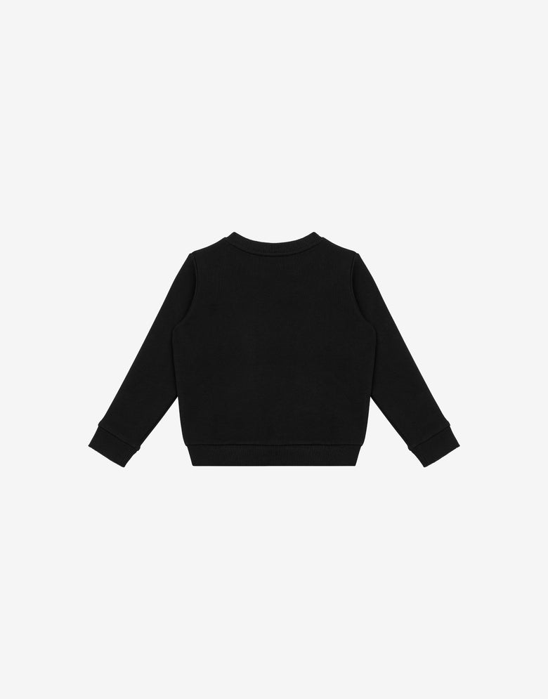 Cotton sweatshirt Teddy Bear Black Moschino 1