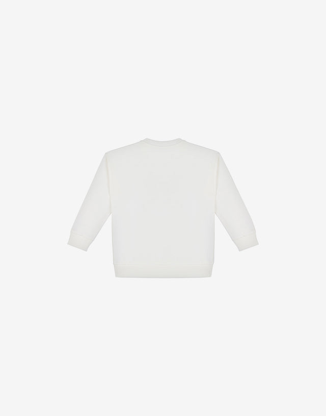Cotton sweatshirt Teddy Bear White Moschino 1