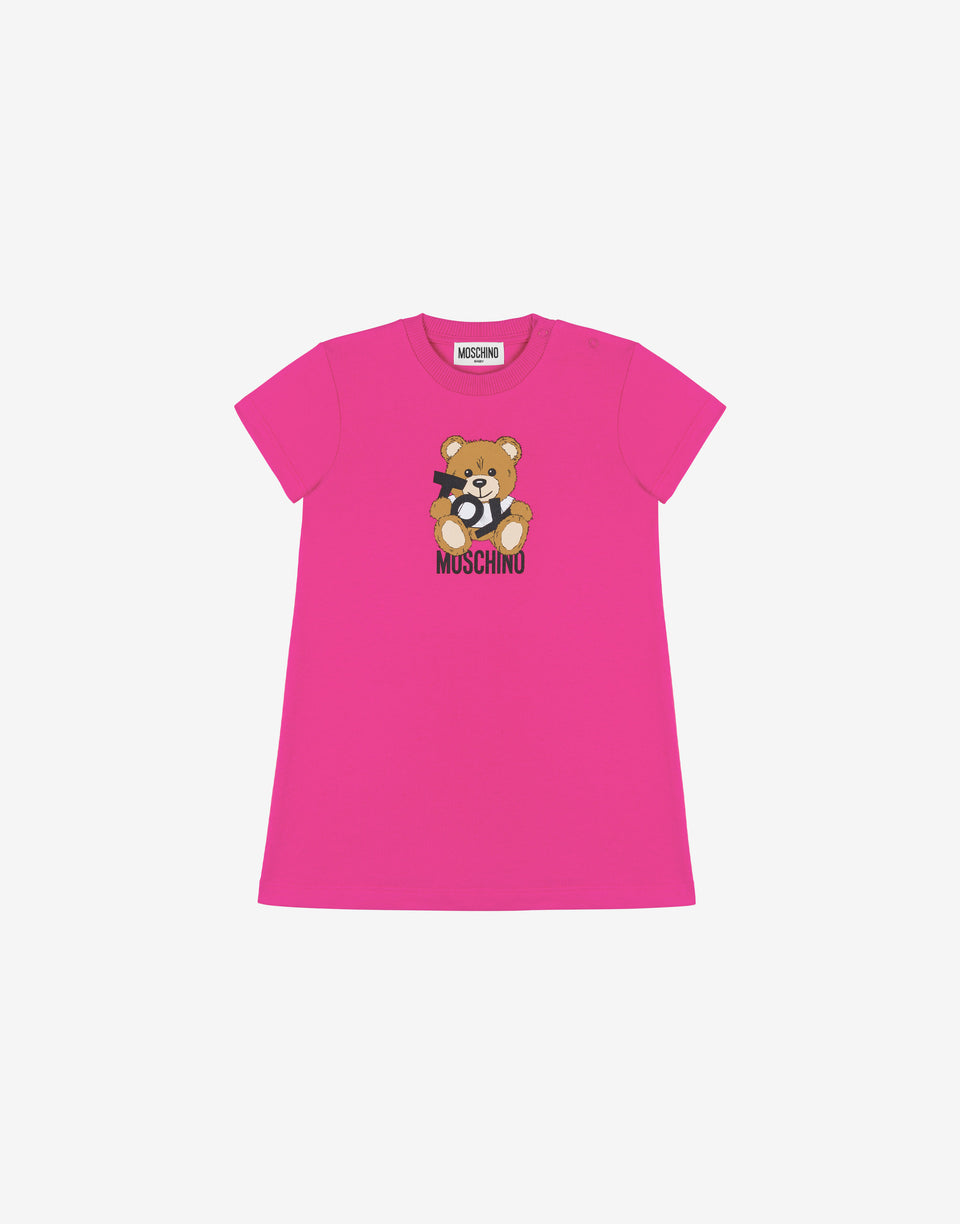 Sweatshirt dress Teddy Bear Pink Moschino 0