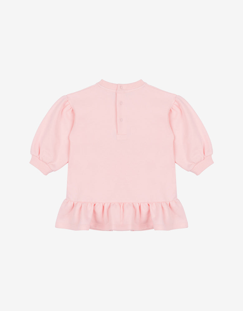 Moschino Teddy Bear Cotton Plush Dress Confetti pink Moschino 1