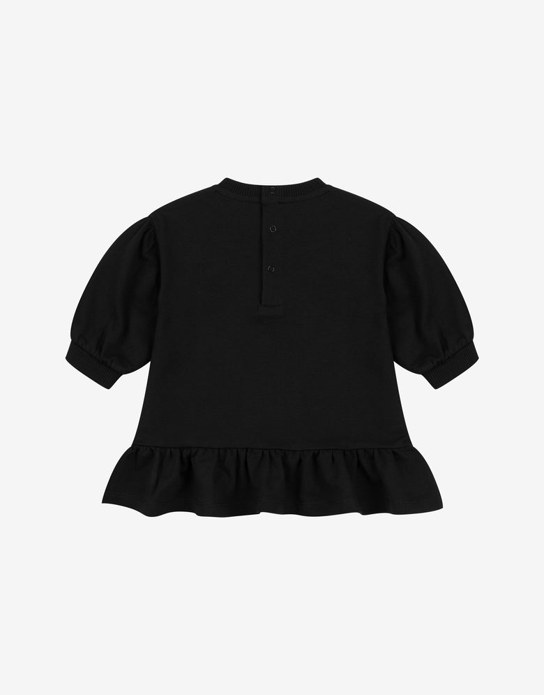 Moschino Teddy Bear Cotton Plush Dress Black Moschino 1