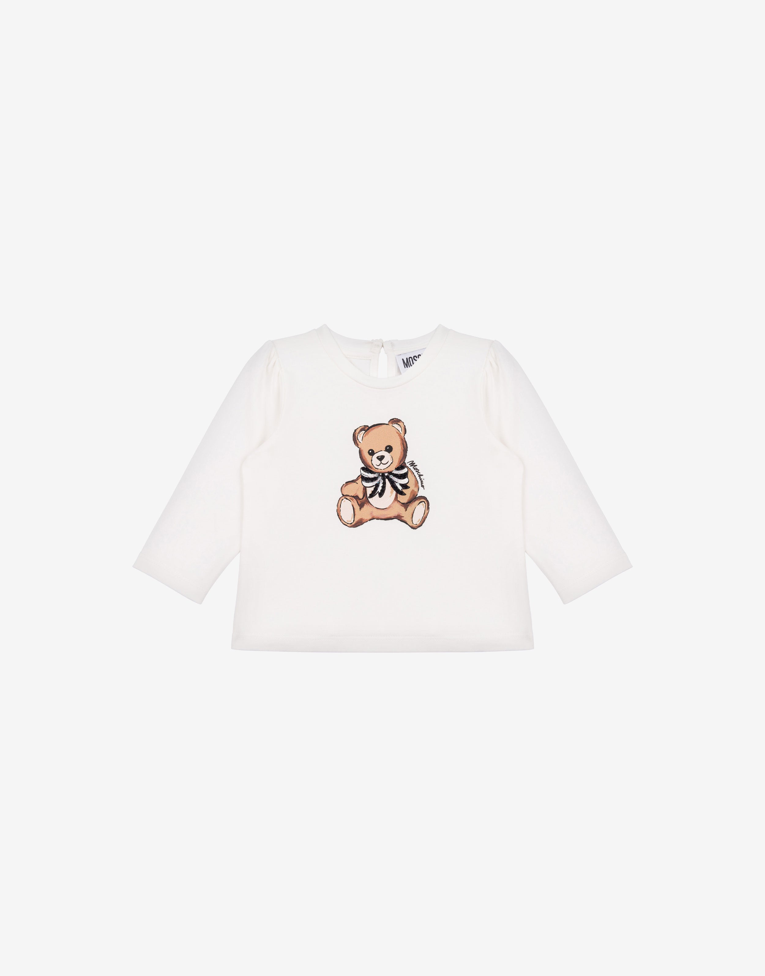 Moschino 泰迪熊纯棉针织 T 恤