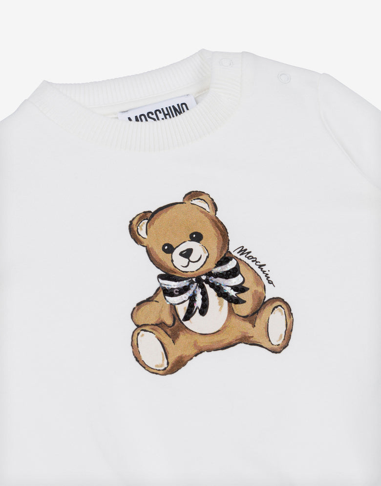 Moschino Sudadera de algodón Teddy Bear Blanco Moschino 2