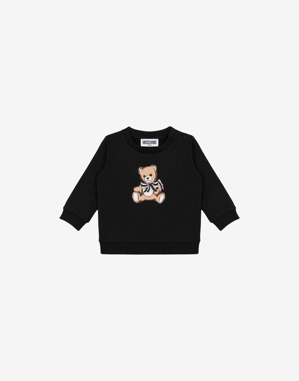Moschino 泰迪熊纯棉运动衫 黑色 Moschino 0