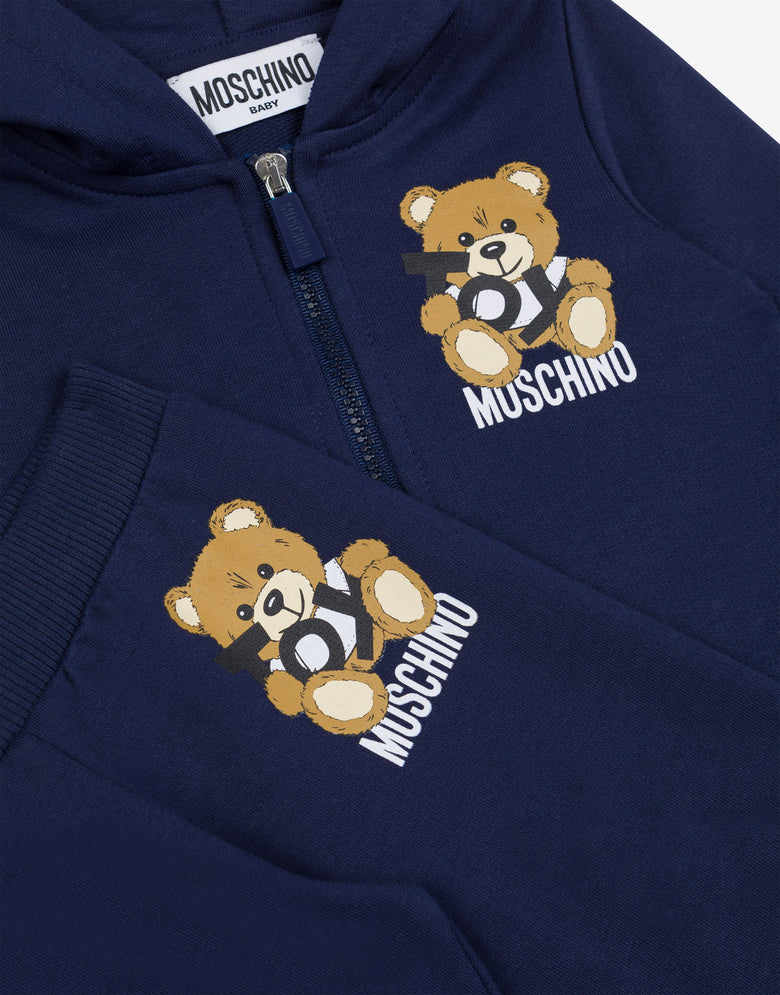 Sweatshirt tracksuit set Teddy Bear Blue Navy Moschino 2