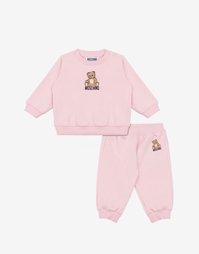 Moschino Teddy Bear cotton fleece tracksuit set  Moschino 0