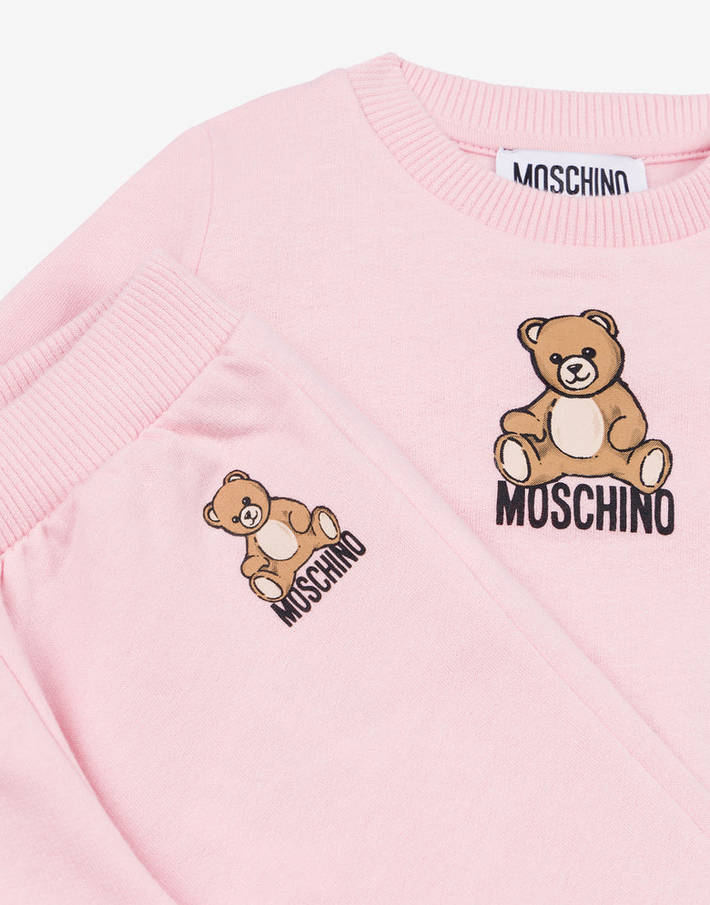 Moschino Teddy Bear cotton fleece tracksuit set  Moschino 2