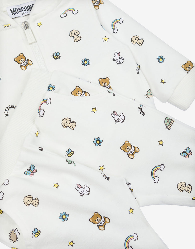 Sudadera Teddy Bear Blanco Moschino 2