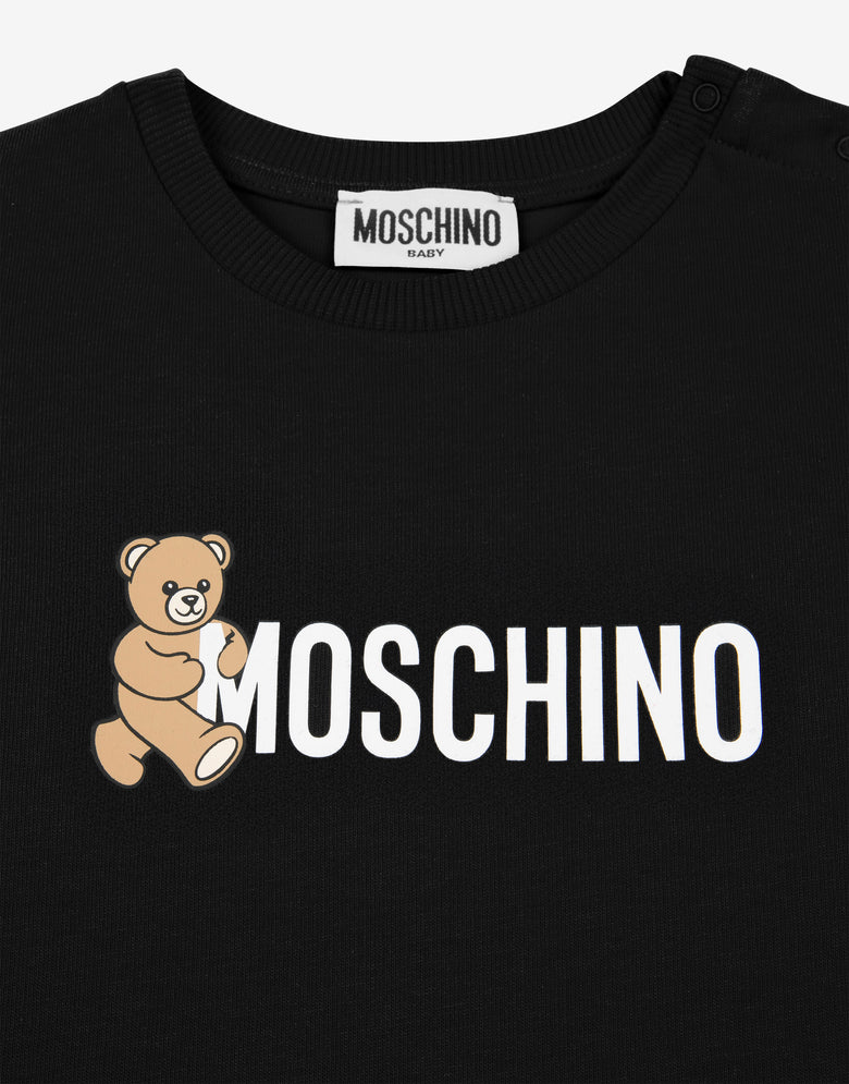 Camiseta de punto de algodón estampado  Moschino 2