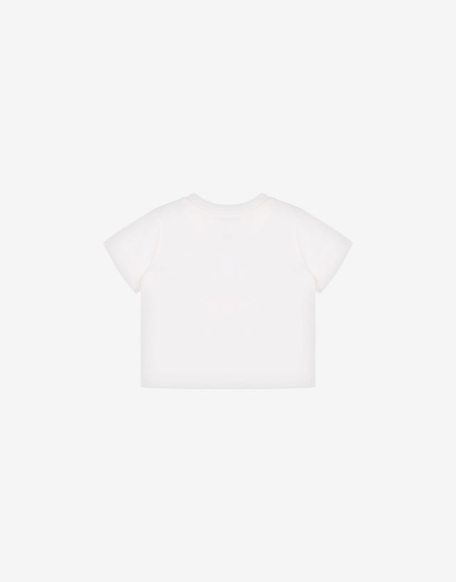 Moschino 泰迪熊纯棉针织 T 恤 白色 Moschino 1