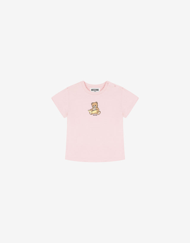 Camiseta Moschino Teddy Bear de punto de algodón  Moschino 0