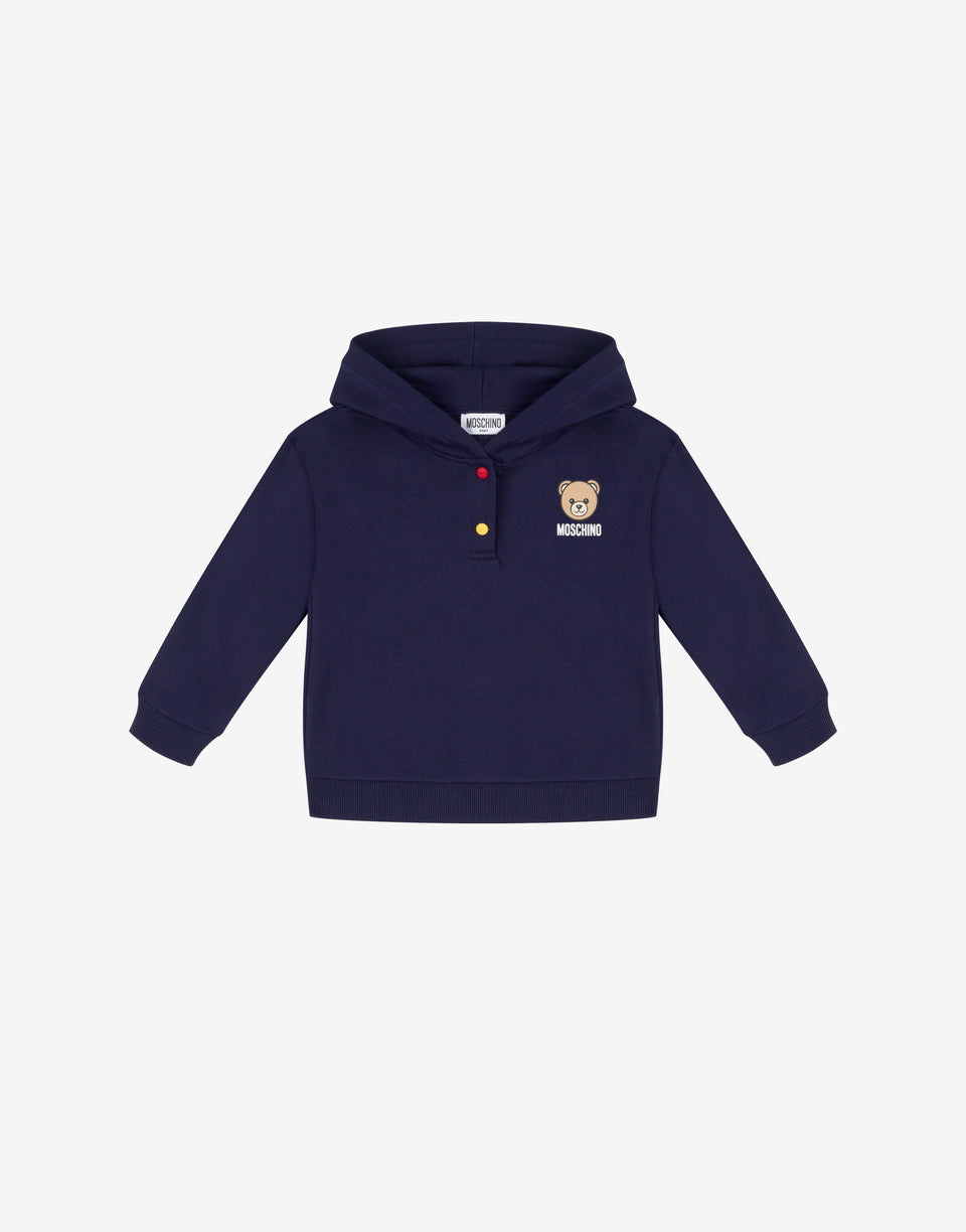 Moschino Teddy Bear Cotton Hoodie Dark blue Moschino 0