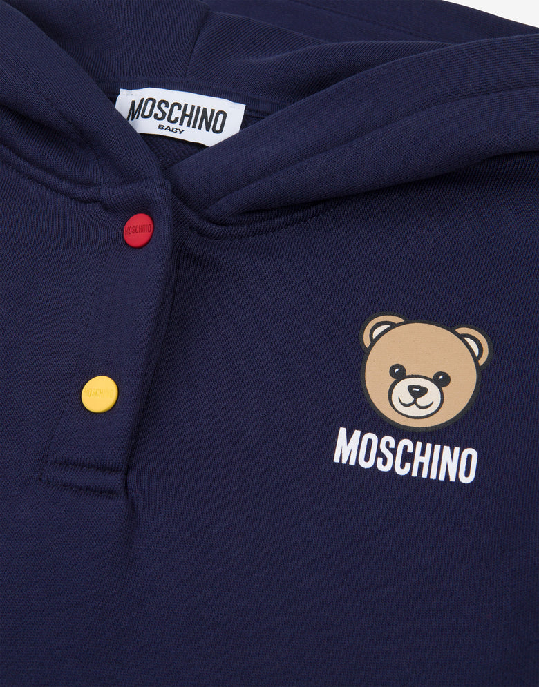 Moschino Teddy Bear Cotton Hoodie Dark blue Moschino 2