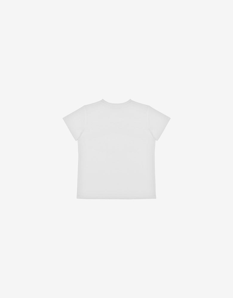 Camiseta Teddy Logo Jersey Blanco Moschino 1