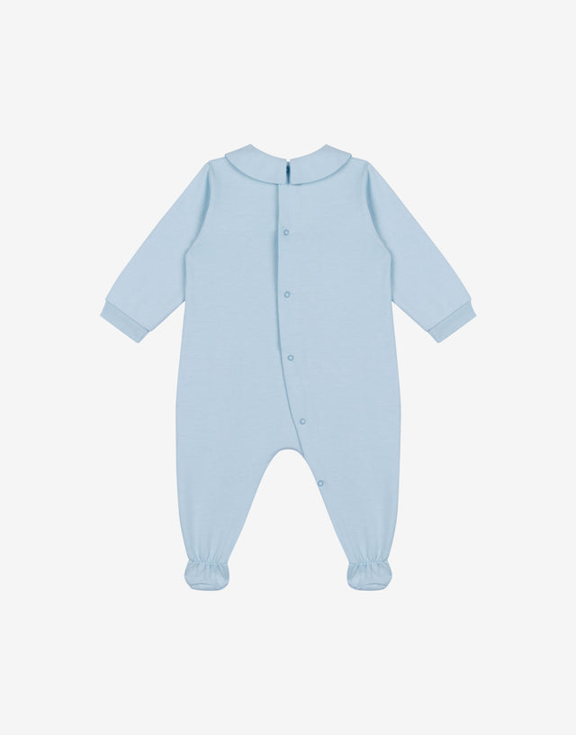Moschino Teddy Bear fleece babygrow Azure Moschino 1
