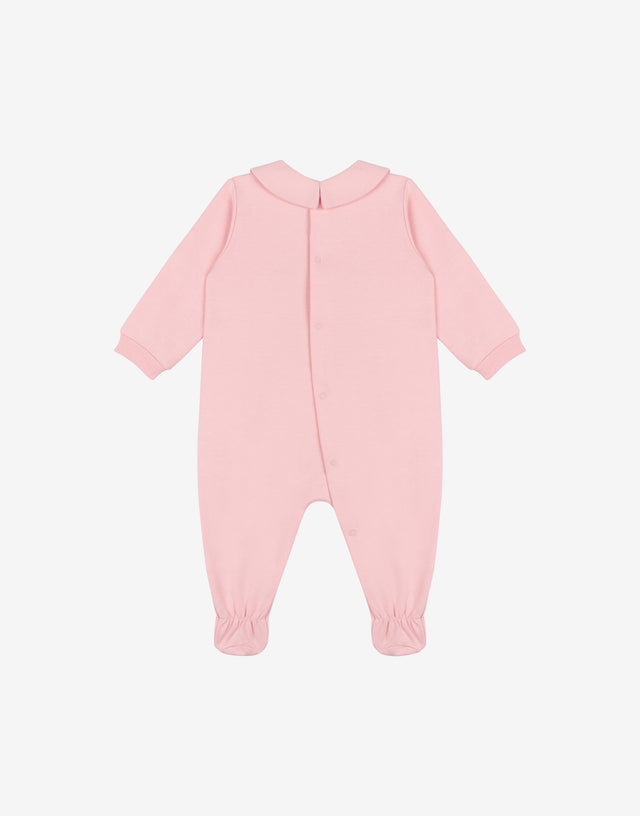 Moschino Teddy Bear fleece babygrow Pink Moschino 1