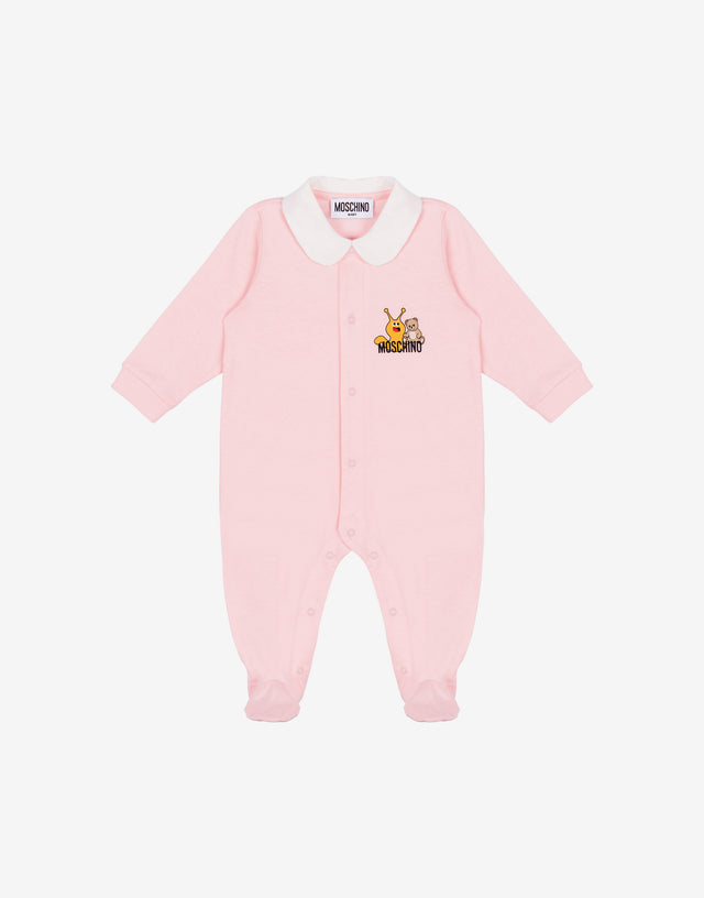 Pijama de algodón estampado Rosa pastel Moschino 0