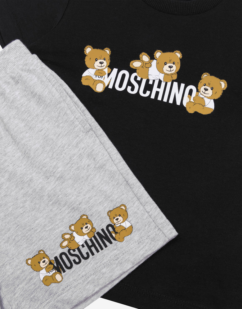 Jersey T-shirt and shorts set Teddy Bear  Moschino 2